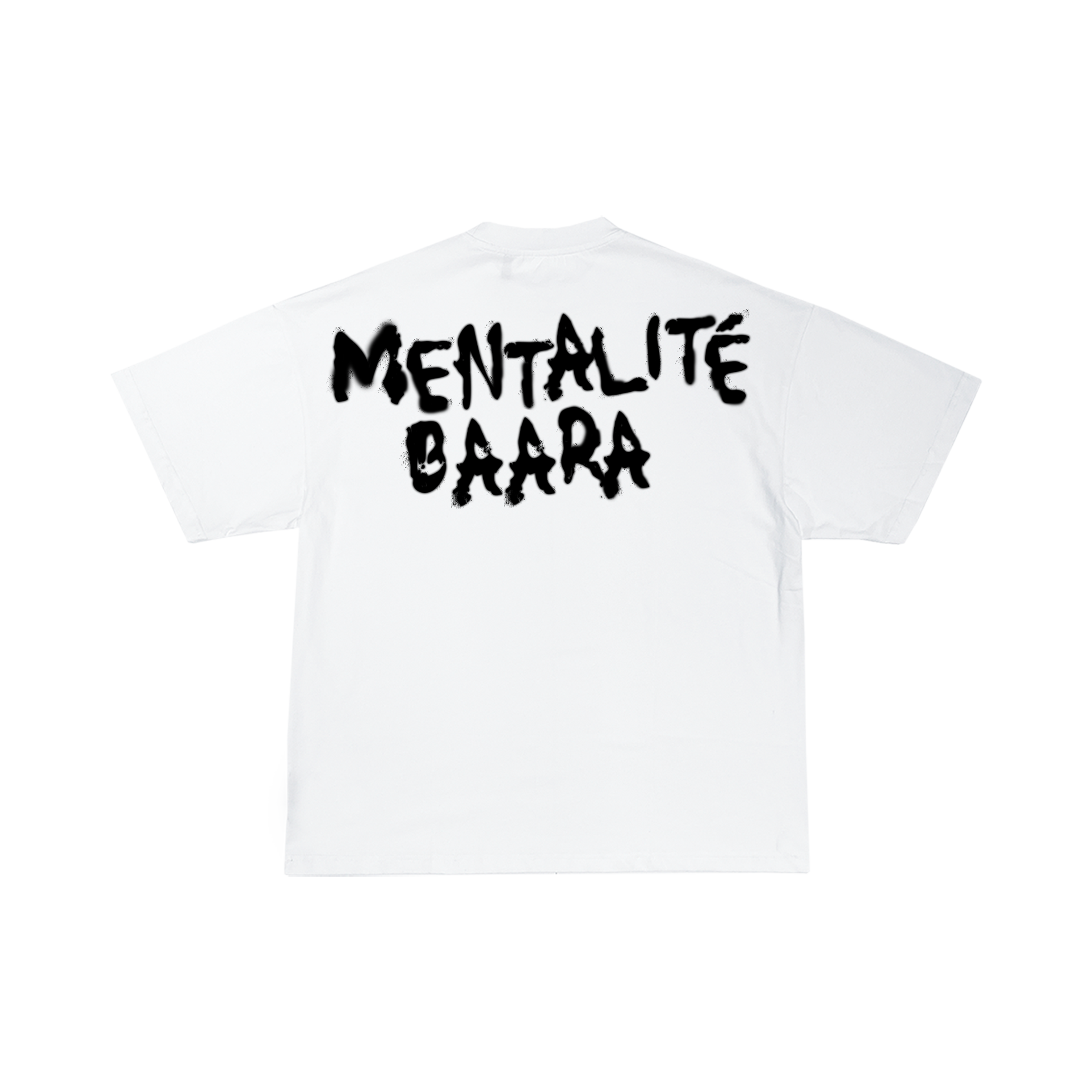 Mentalité Baara - T-Shirt Blanc